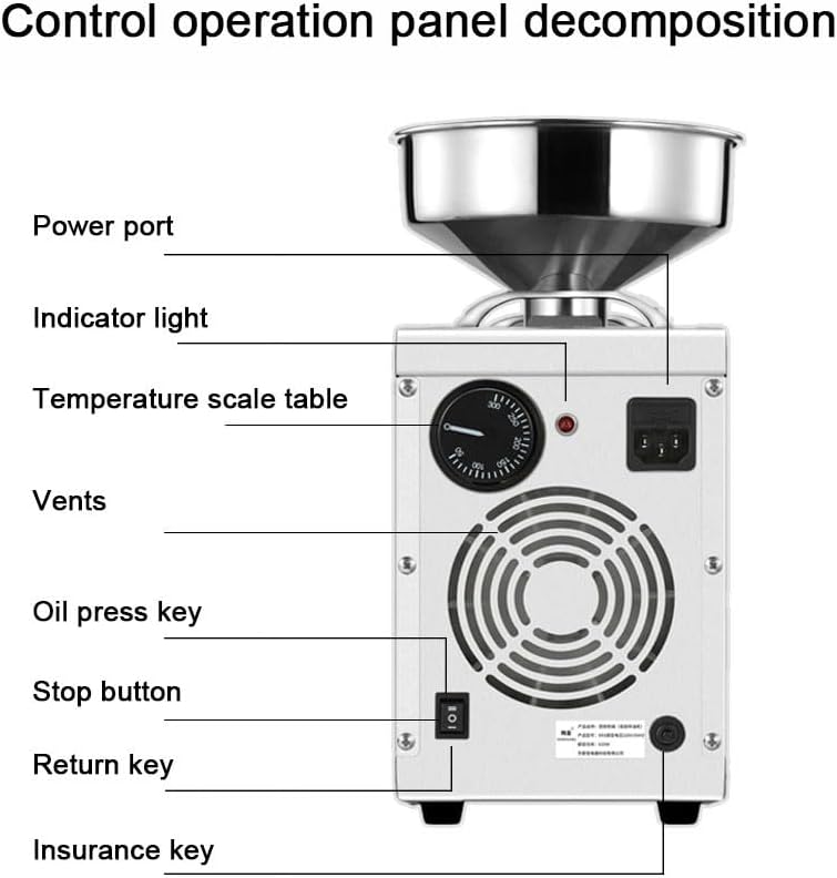 オイルプレス機 自動オイル抽出機 家庭用小型ステンレススチールオイル